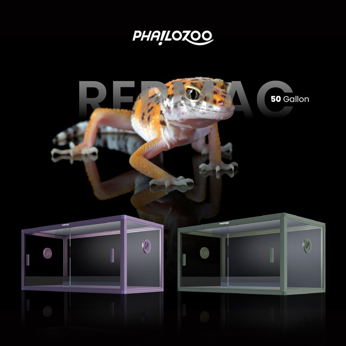 Phailozoo Reptile Enclosure 50 Gallon (GREEN) 36"x18"x18"