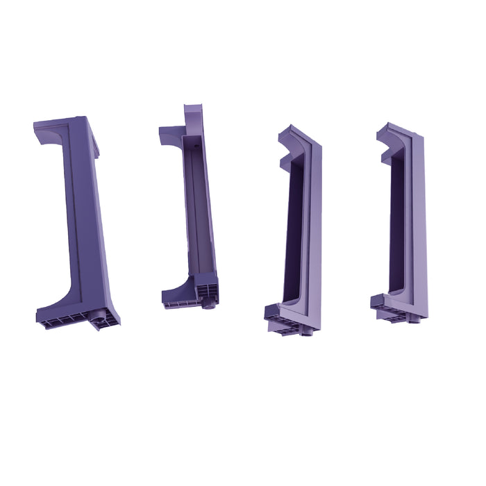Phailozoo 10" Stacker (set of 4) Purple