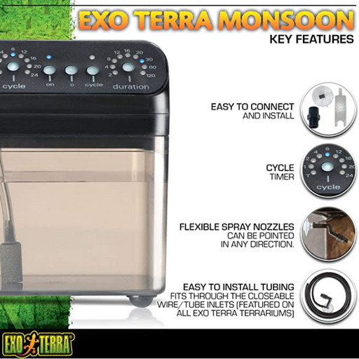 Exo-Terra Monsoon Solo II System:Jungle Bob's Reptile World