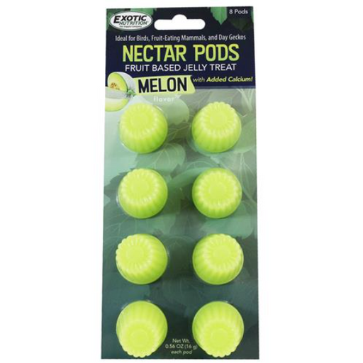 Exotic Nutrition Melon Nectar Pods 8 Pack:Jungle Bob's Reptile World