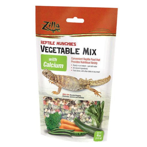 Zilla Reptile Munchies Vegetable with Calcium 4 oz:Jungle Bob's Reptile World