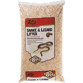 Zilla Snake and Lizard Aspen Chip Litter 8 qt:Jungle Bob's Reptile World