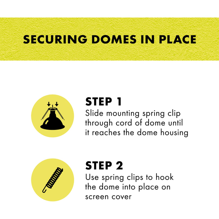 Zilla Fixture Accessories Dome Spring Clip