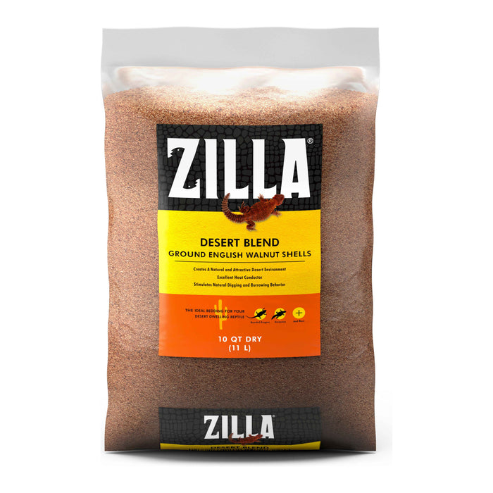 Zilla 10qt Desert Blend Ground English Walnut Shells (IN STORE PICK UP ONLY)