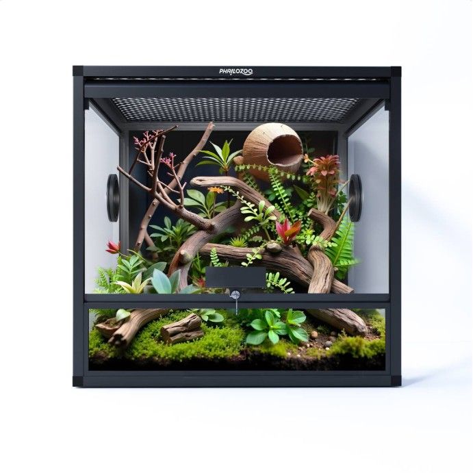 Phailozoo 24G terrarium 18x18x18 (Ultimate Black) 16226