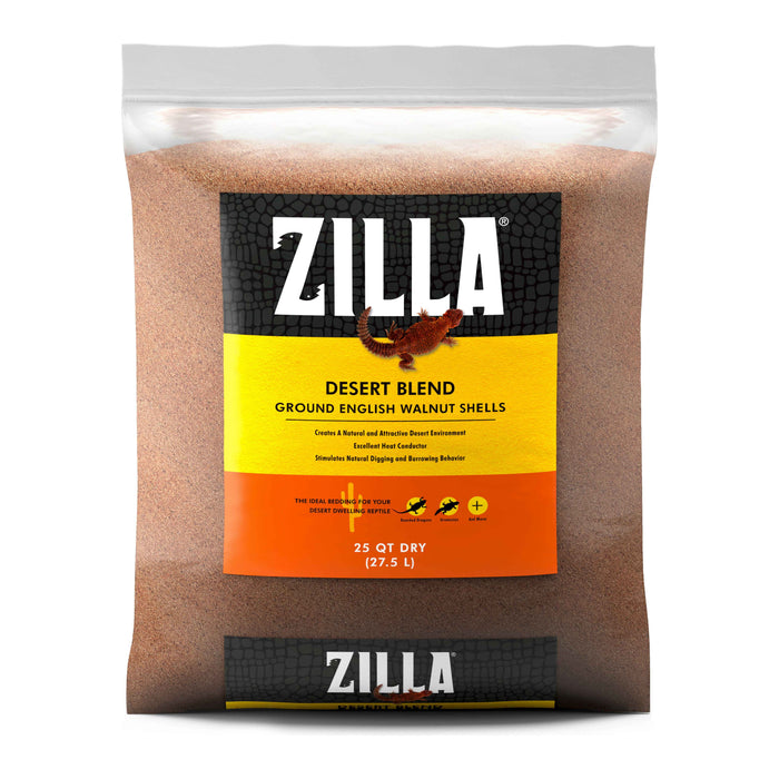 Zilla 25qt Desert Blend Ground English Walnut Shells