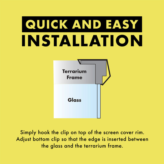 Zilla Screen Clips Heavy Duty 30Gal +Up