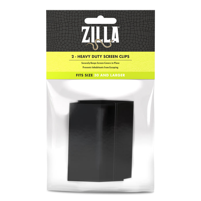 Zilla Screen Clips Heavy Duty 30Gal +Up