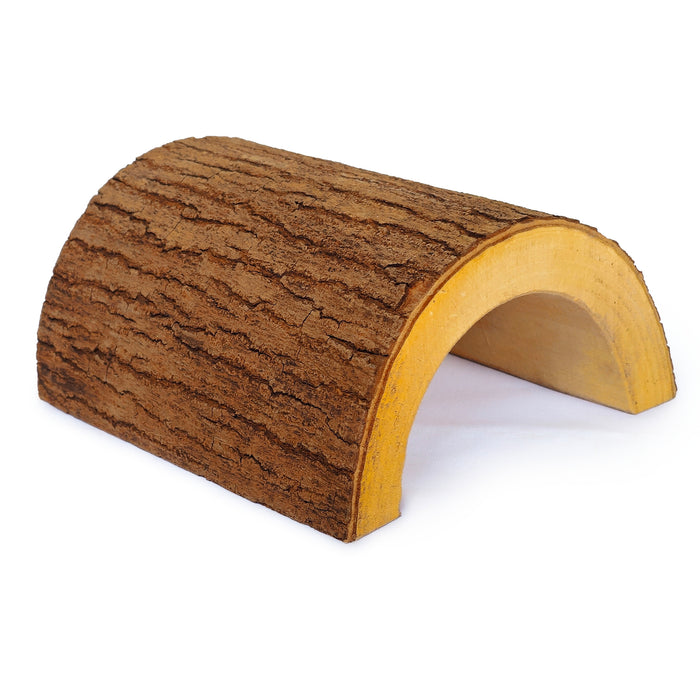 AE2116 Natural Half Log Hideout Large 7x7x4