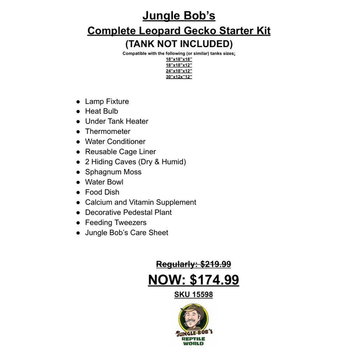 Complete Leopard Gecko Starter Kit