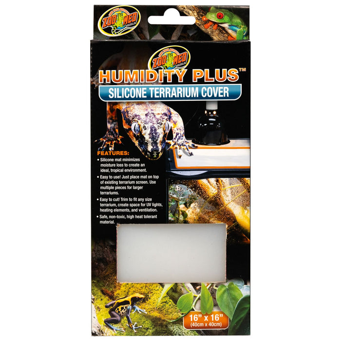 Zoo Med Humidity Plus Silicone Terrarium Cover 16In X 16 in