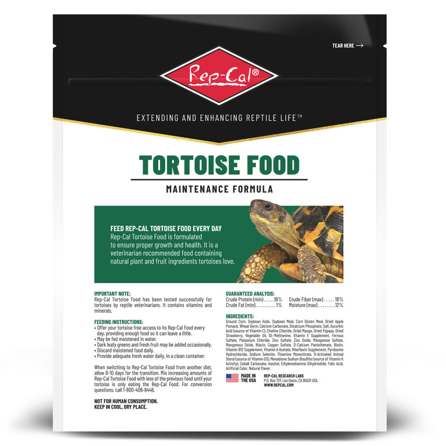 RepCal Tortoise Food 2lb BAG — Jungle Bobs Reptile World