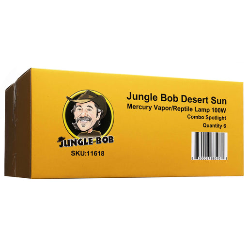 Carton of 6 Jungle Bob 100W Desert Sun lamps UVA/UVB/HEAT All In One!:Jungle Bob's Reptile World