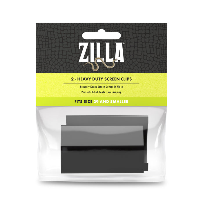 Zilla Screen Clips Heavy Duty LOCKING Up to 29 Gallon