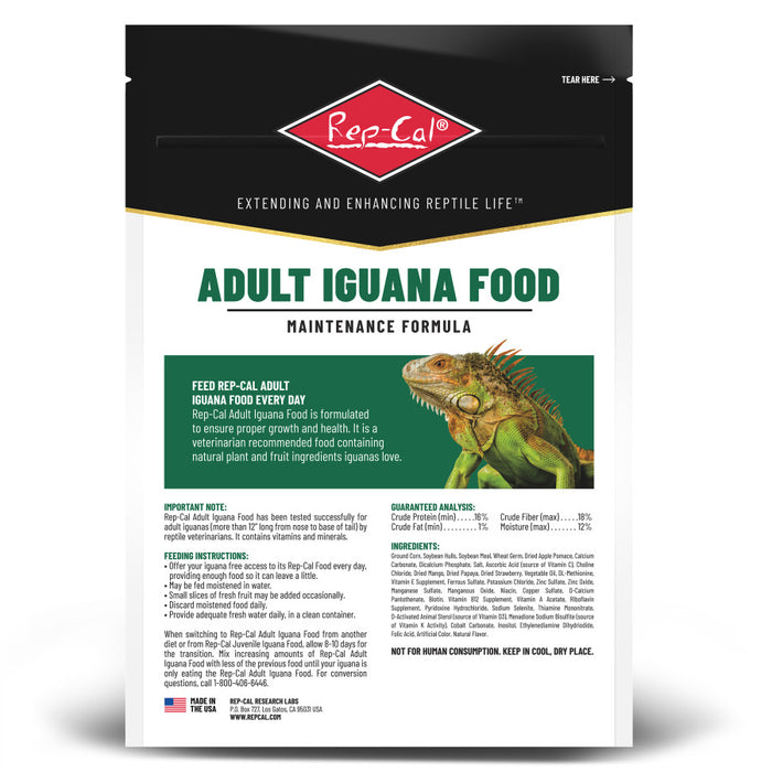 RepCal Iguana Food Adult 10oz BAG