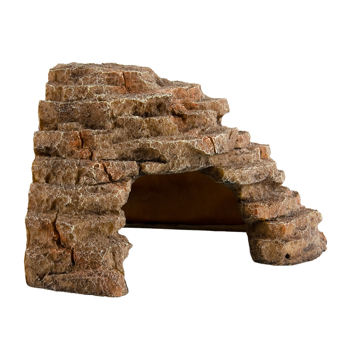76998 Reptile Treasures Corner Shelter Hut 8x8x5