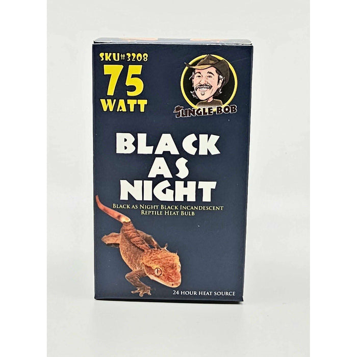 Jungle Bob Black As Night Incandescent Reptile Heat Lamp Light Bulb:Jungle Bob's Reptile World