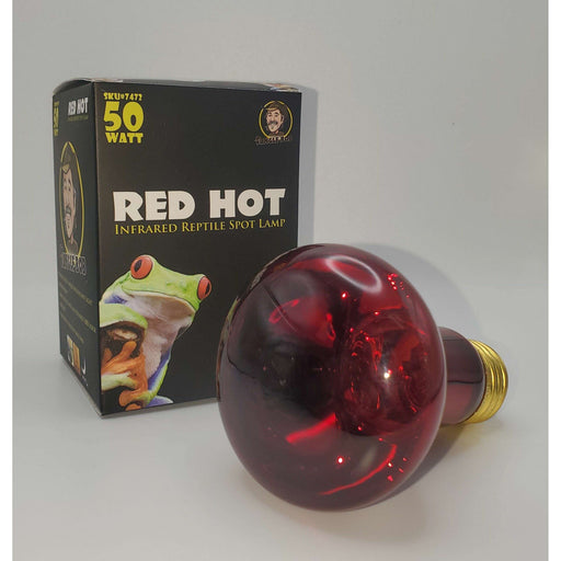 Jungle Bob Reptile Heat Lamp Infrared Nocturnal Spot Light Bulb Red Hot:Jungle Bob's Reptile World