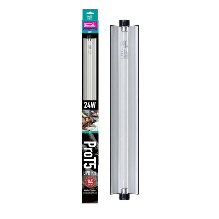 RARTP24RZ Arcadia Pro T5 Kit (6% UVB) (22" Bulb) (24w) (24" Fixture)
