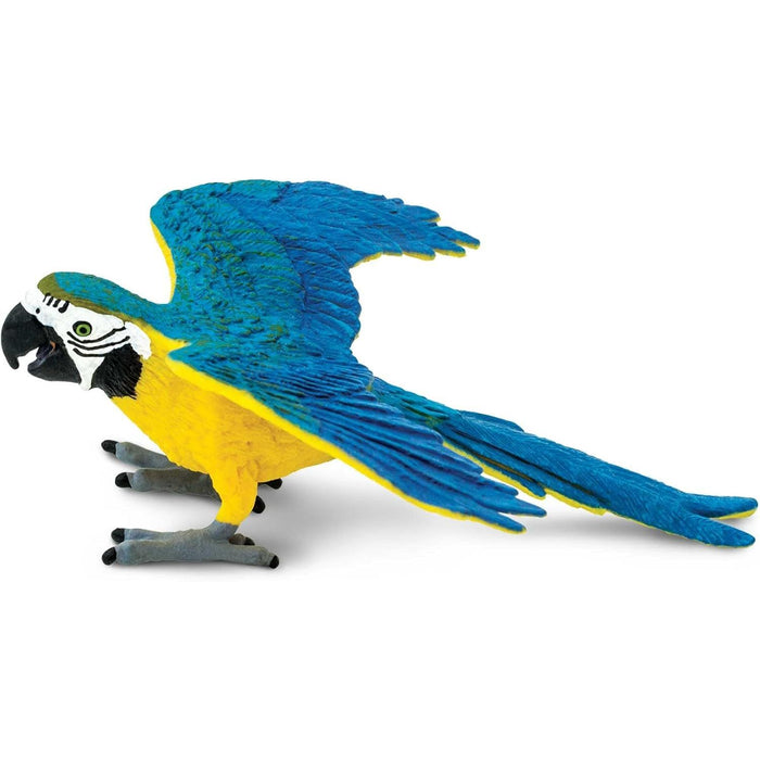 Safari Blue & Gold Macaw Toy Figure
