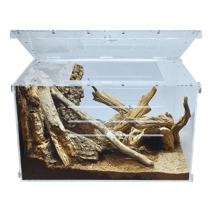 YKL100A HerpCult Acrylic Invertible Terrarium with Magnetic Lid XL 12"x12"x19" STORE PICK UP ONLY:Jungle Bob's Reptile World