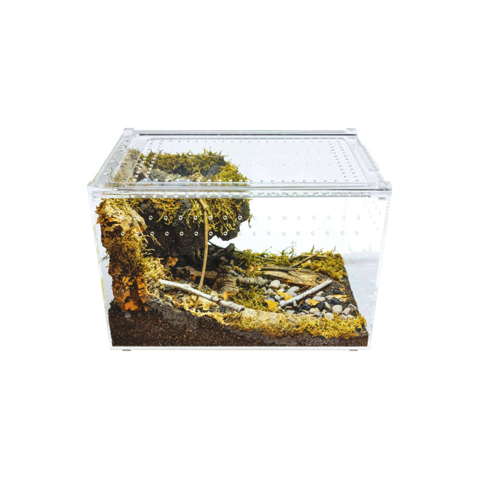 YKL28B HerpCult Acrylic Enclosure Large Clear Top 12"x8"x8" 3.3 Gallon:Jungle Bob's Reptile World