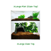YKL40B HerpCult Acrylic Reptile Enclosure with Magnetic Lid Clear Top Extra Large Flat (12" x 16" x 6"):Jungle Bob's Reptile World