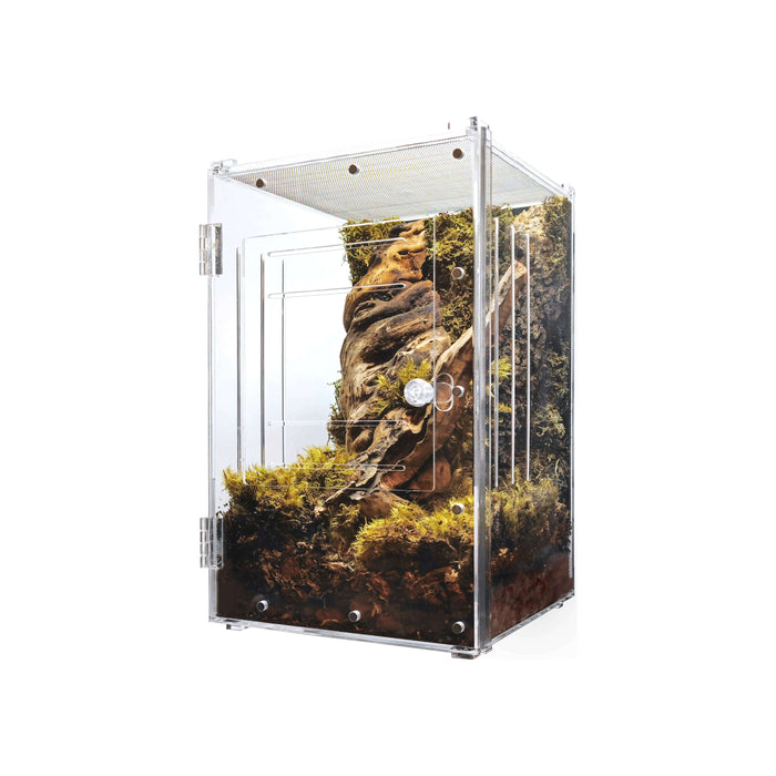 YKL80B-1 HerpCult Acrylic Enclosure Screen Top Large 10"x10"x16" 7 Gallon- STORE PICK UP ONLY:Jungle Bob's Reptile World
