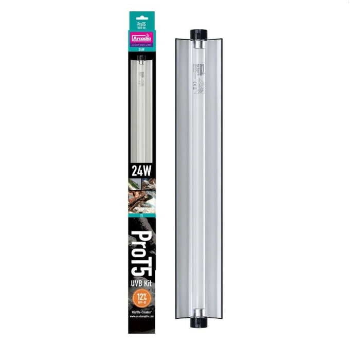 RARTP24RZ Arcadia T5 Pro Kit (12% UVB) (22" Bulb) (24w) (24" Fixture)