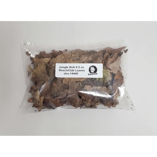 Dried Beech/Oak Leaves 0.5 oz bag Jungle Bob:Jungle Bob's Reptile World