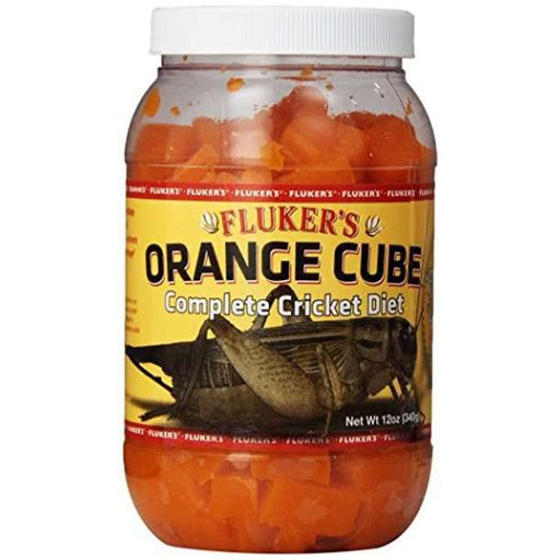 Flukers Orange Cube Cricket/Insect Feed:Jungle Bob's Reptile World