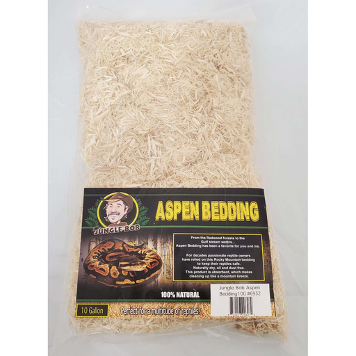 Aspen Bedding for Snakes 10 Gallon by Jungle Bob:Jungle Bob's Reptile World