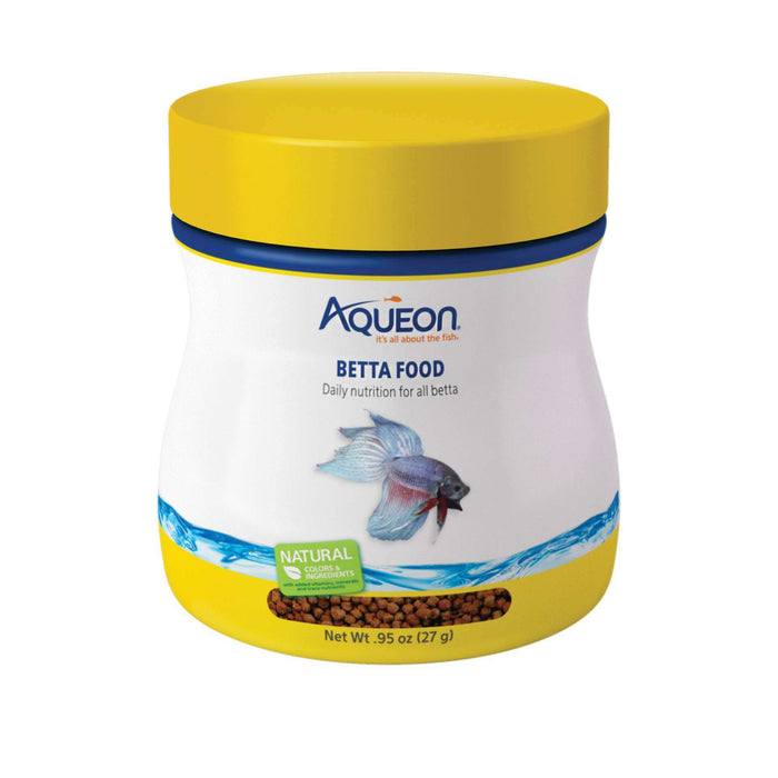 Aqueon Betta Fish Food .95oz Jar:Jungle Bob's Reptile World