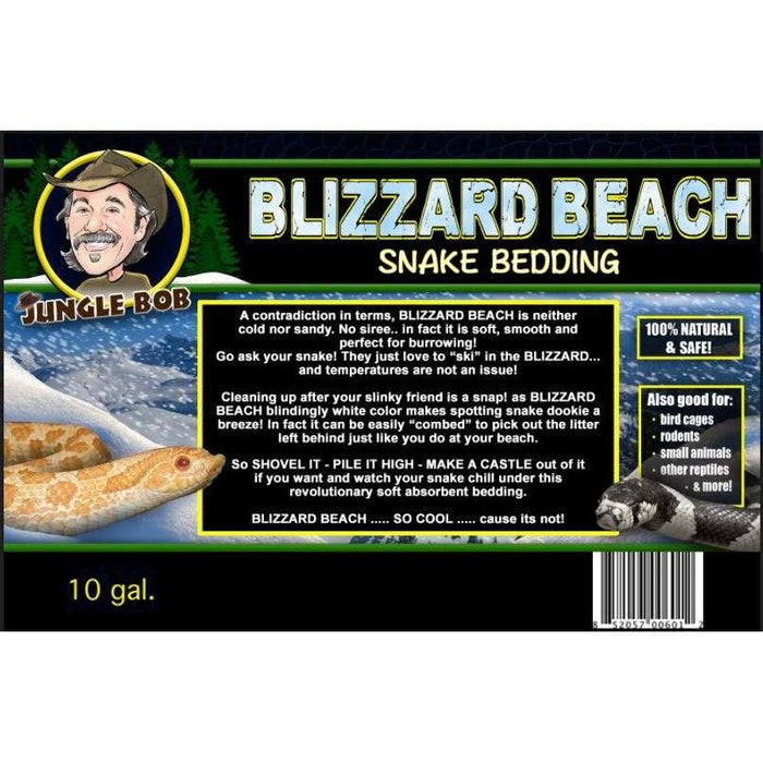 Snake Bedding Blizzard Beach by Jungle Bob 10 Gallon:Jungle Bob's Reptile World