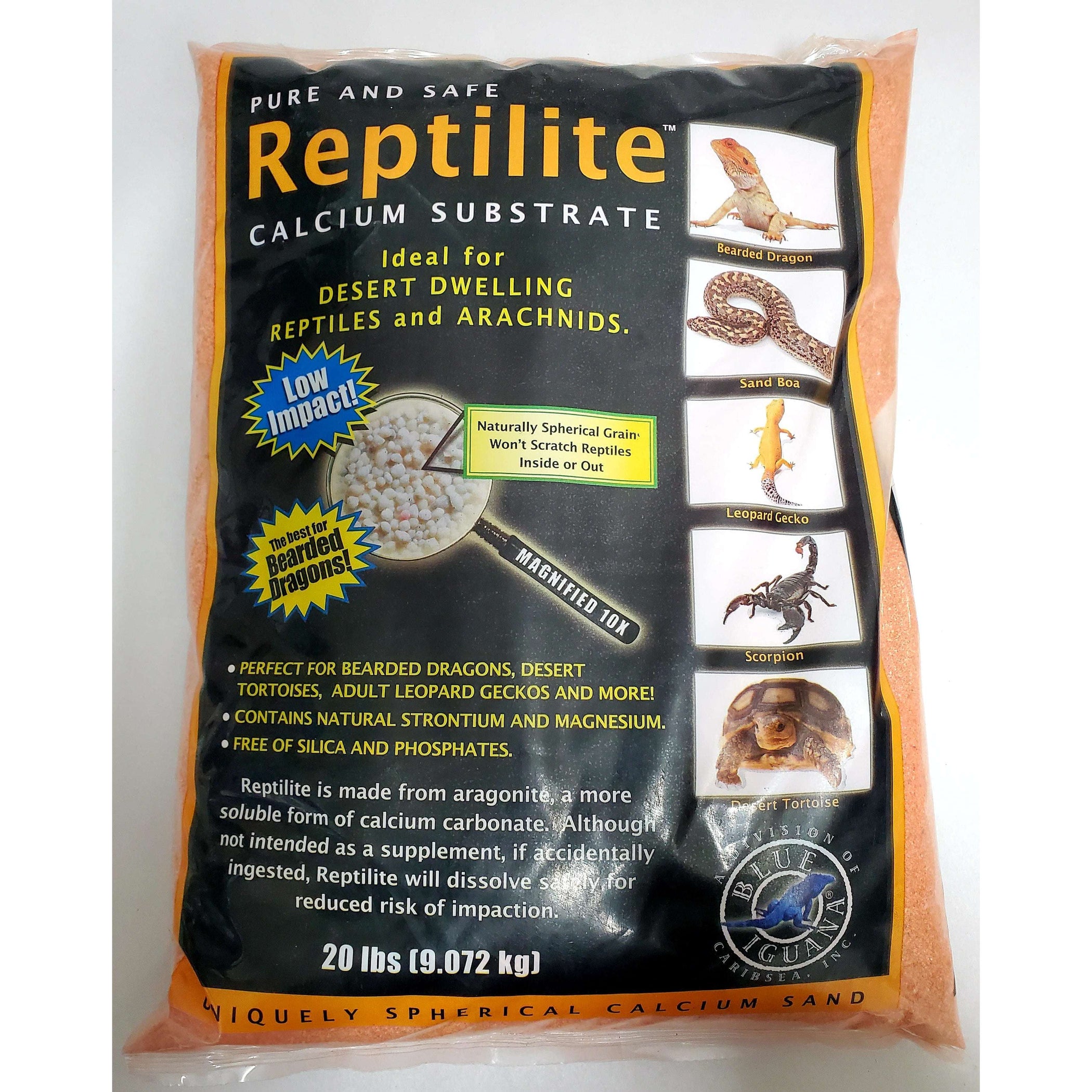 Reptilite Calcium Sand Reptile Substrate 20 lb. — Jungle Bobs Reptile World