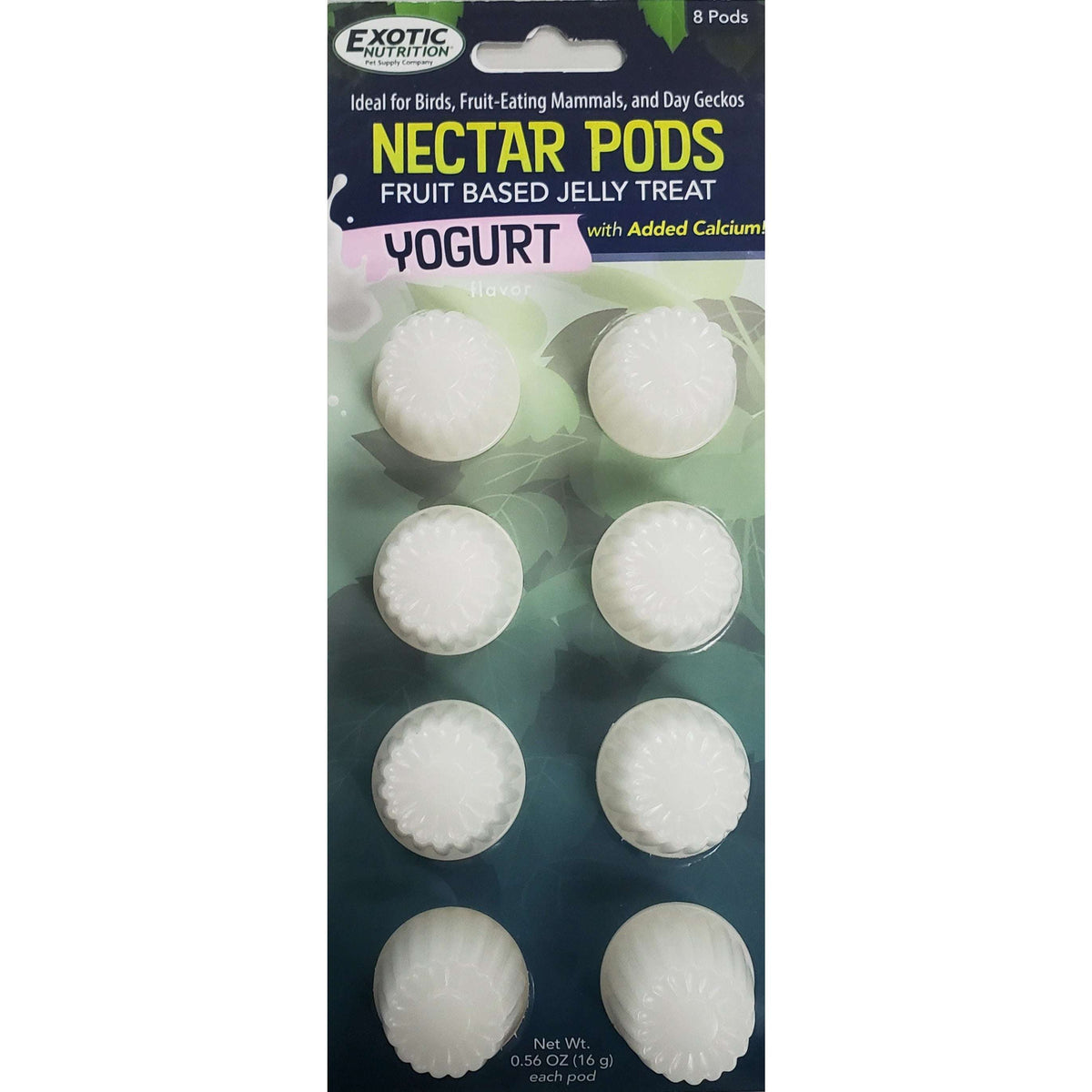 Exotic Nutrition Yogurt Nectar Pods 8 pack — Jungle Bobs Reptile World
