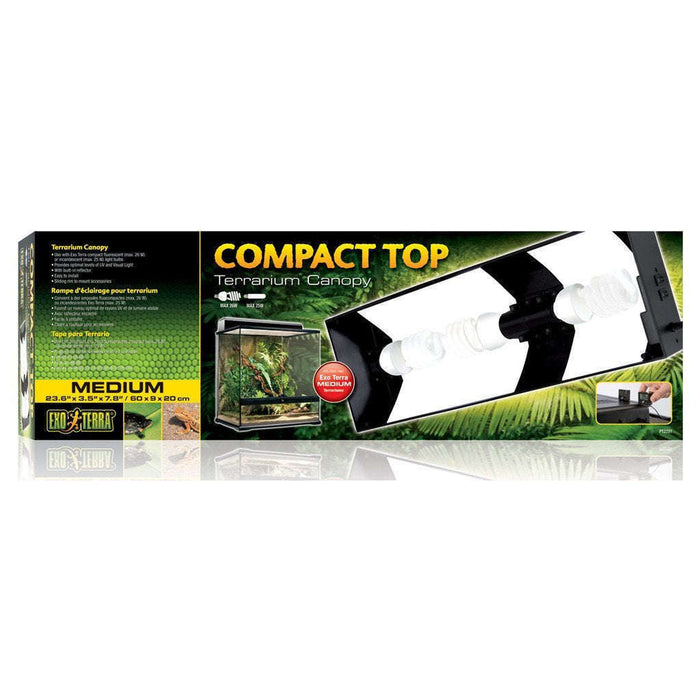 Exo Terra Compact Top Terrarium Hood:Jungle Bob's Reptile World