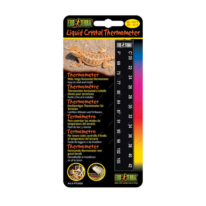 Exo Terra Liquid Crystal Thermometer:Jungle Bob's Reptile World
