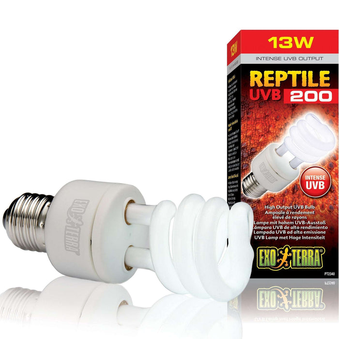 Exo Terra Reptile Intense UVB 200 Bulb for Desert Reptiles:Jungle Bob's Reptile World