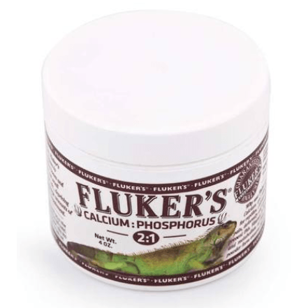 Flukers Supplement Calcium:Phosphorus 2:1 4 oz.:Jungle Bob's Reptile World