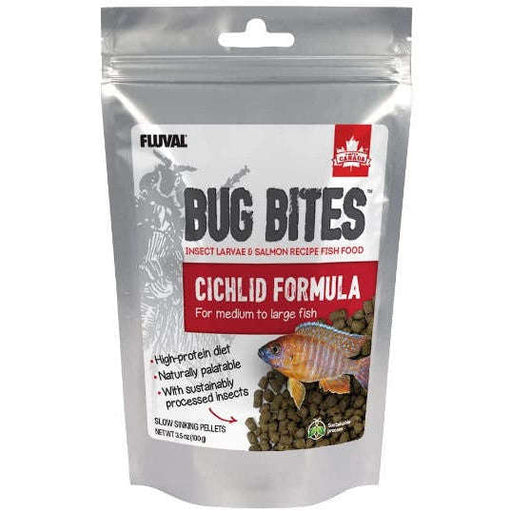 Fluval Bug Bites Cichlid Formula:Jungle Bob's Reptile World