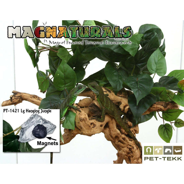 jungle hanging plants MagNaturals Hanging Jungle Magnetic Plant Decorations — Jungle Bobs Reptile World