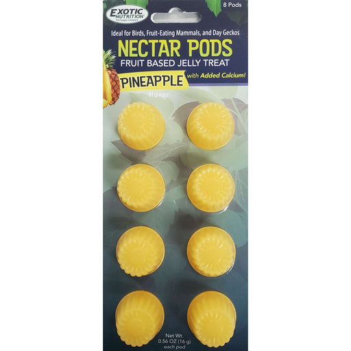 Exotic Nutrition Pineapple Nectar Pods 8 pack:Jungle Bob's Reptile World