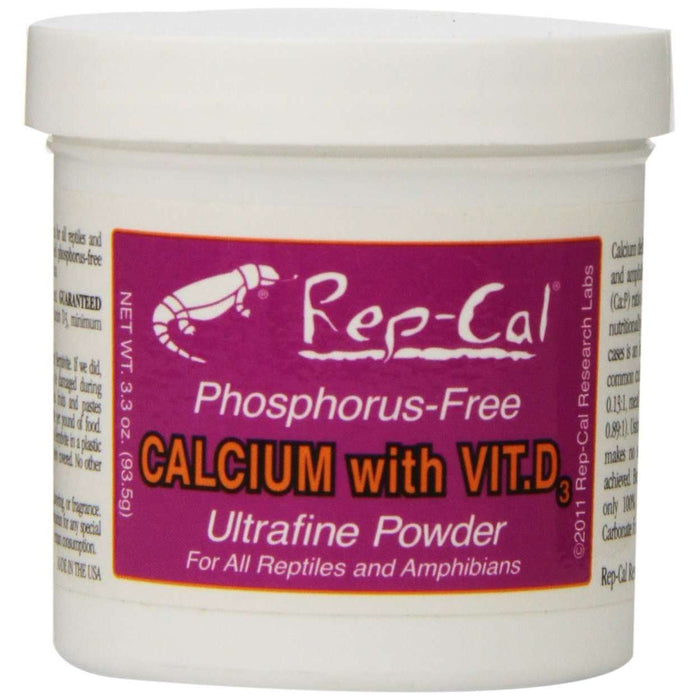 Rep-Cal Calcium Supplement Ultrafine Powder 3.3oz:Jungle Bob's Reptile World