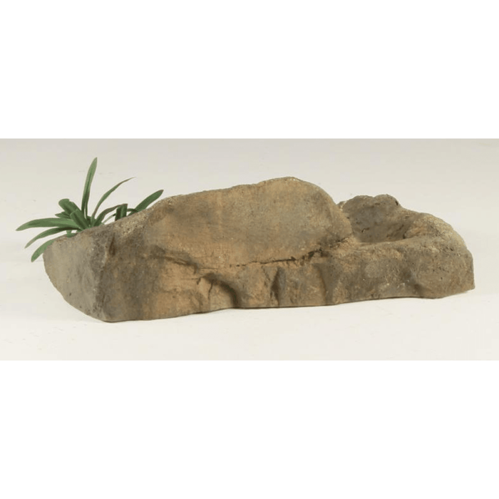 Universal Rocks Decorative Rock Water Bowl 14"x7.5"x4":Jungle Bob's Reptile World