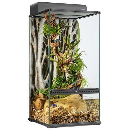 STORE PICK UP ONLY!! Exo Terra Mini Xtall Glass Paludarium 12x12x24":Jungle Bob's Reptile World
