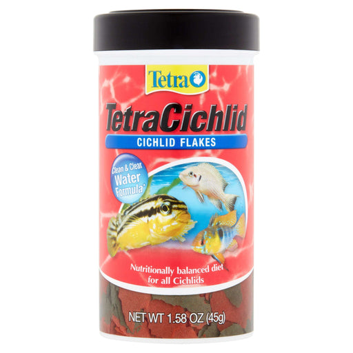 Tetra TetraCichlid Flakes Fish Food 1.58oz:Jungle Bob's Reptile World