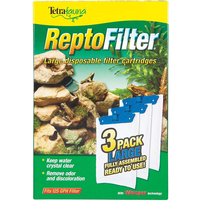 TetraFauna ReptoFilter® Cartridges 3pk:Jungle Bob's Reptile World