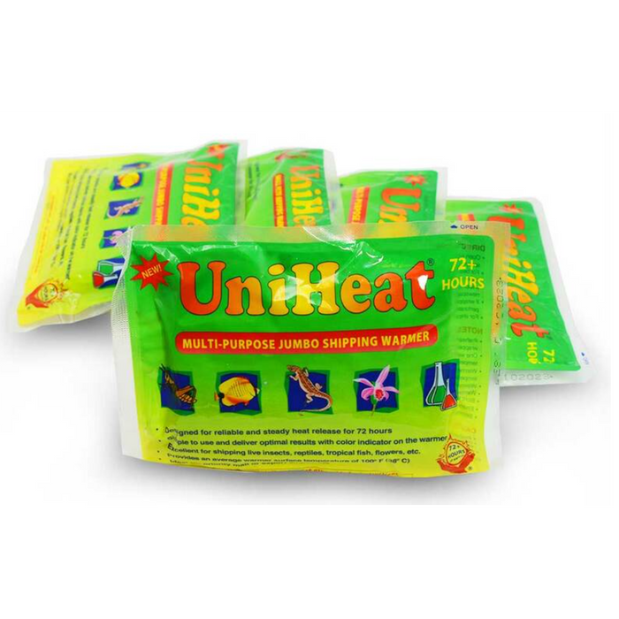 UniHeat 72+ Hour Heat Pack 5 Pack:Jungle Bob's Reptile World