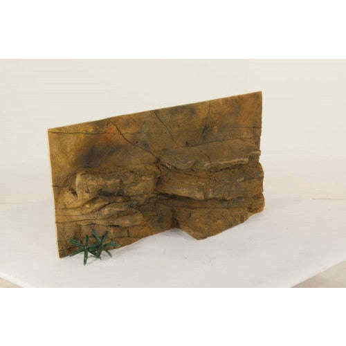 3D-Terrarium-Hintergrund Aus PU – Dunkelgrau, 45x30x5 Cm, Für Reptilien & Amphibien